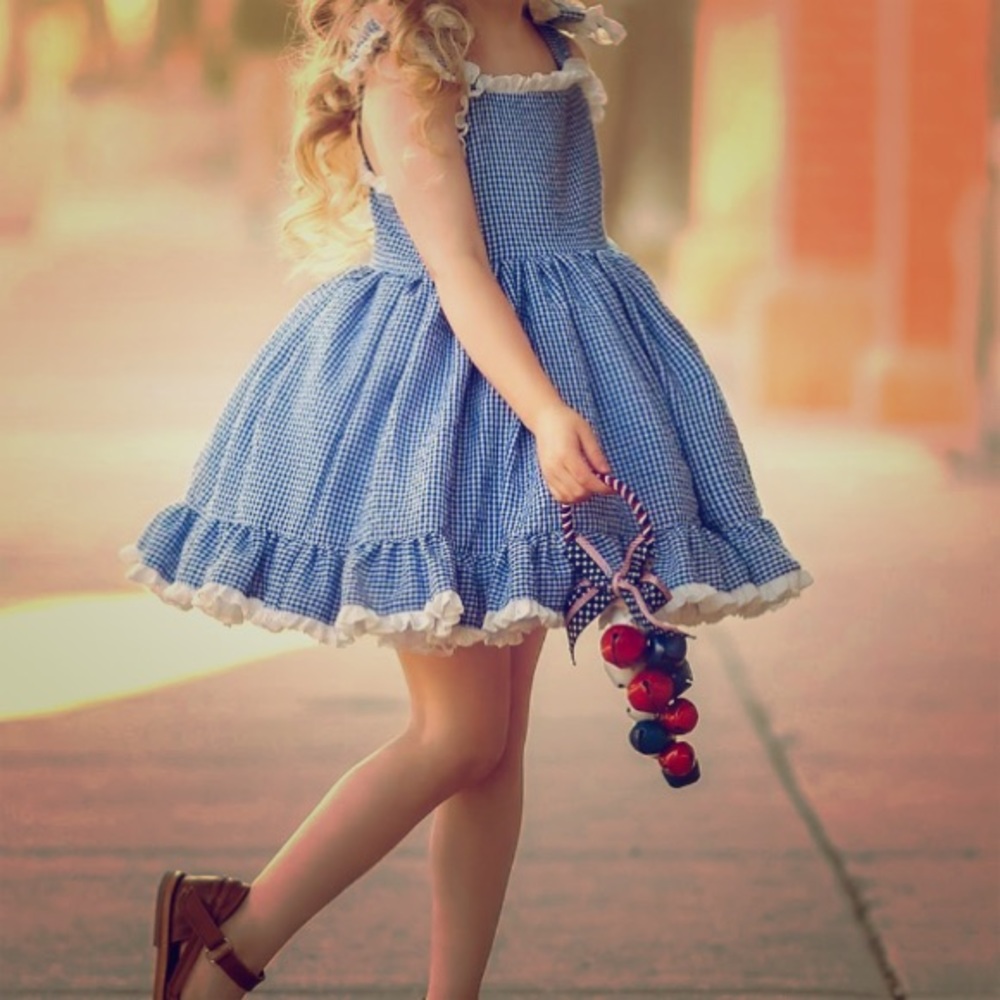 The PaperDoll Gorgeous blue and white dress